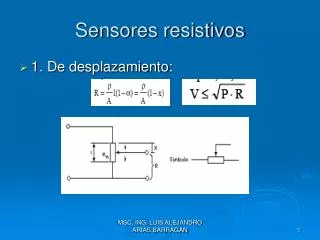 sensores resistivos