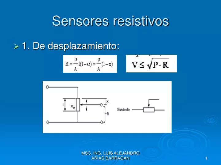 sensores resistivos
