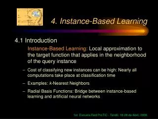 4. Instance-Based Learning