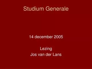 studium generale