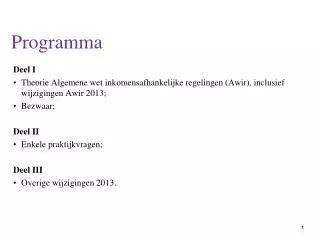 programma