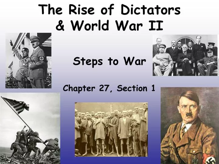 the rise of dictators world war ii