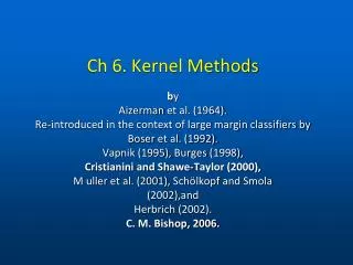 Recall , in linear methods for classification and regression