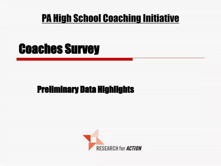 coaches survey