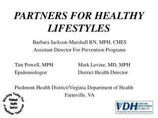 PARTNERS FOR HEALTHY LIFESTYLES