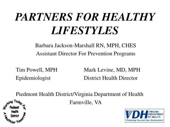partners for healthy lifestyles
