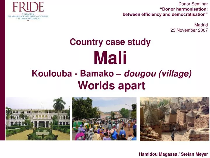 country case study mali koulouba bamako dougou village worlds apart