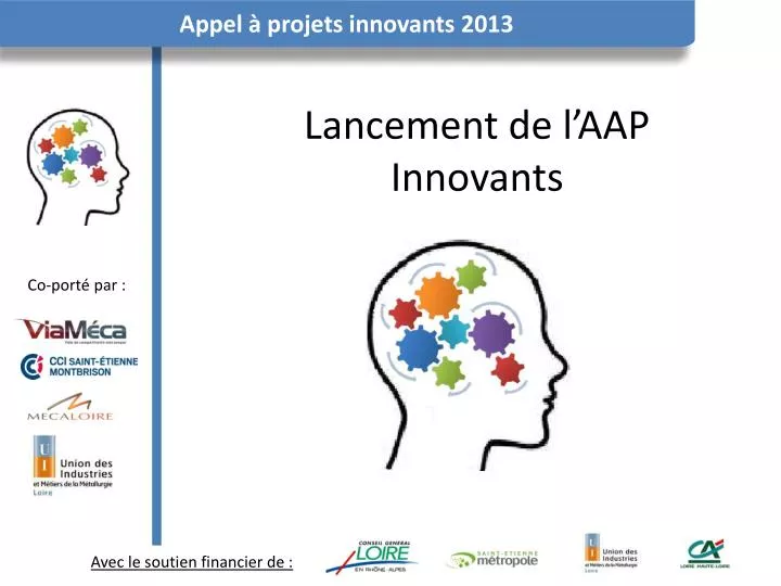 lancement de l aap innovants