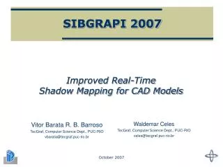 SIBGRAPI 2007