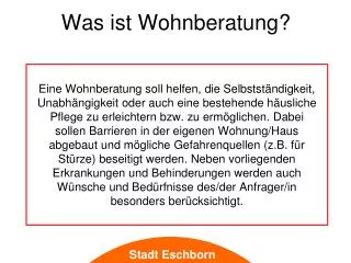 was ist wohnberatung