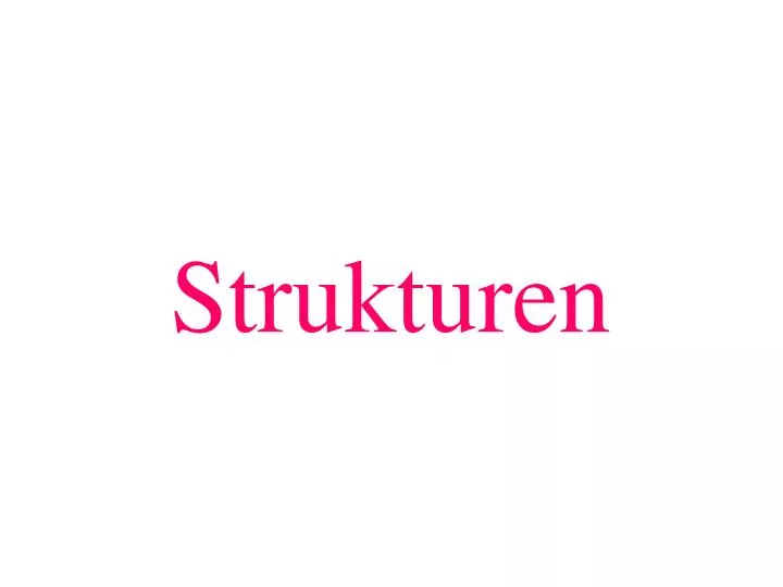 strukturen