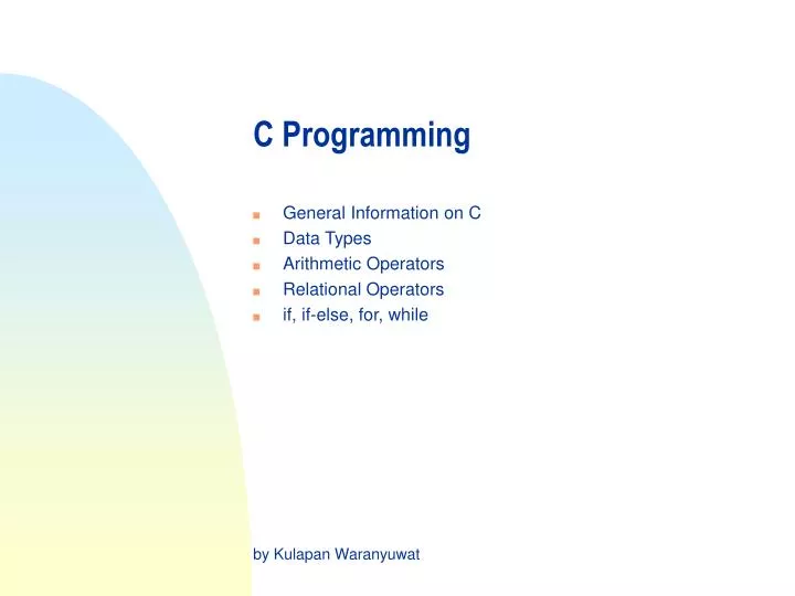 c programming