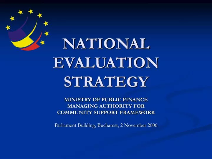 national evaluation strategy