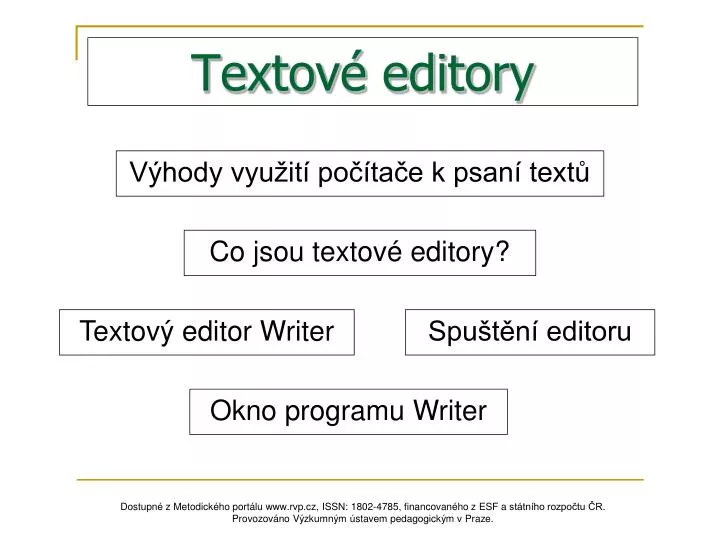 textov editory