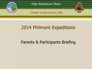 2014 Philmont Expeditions