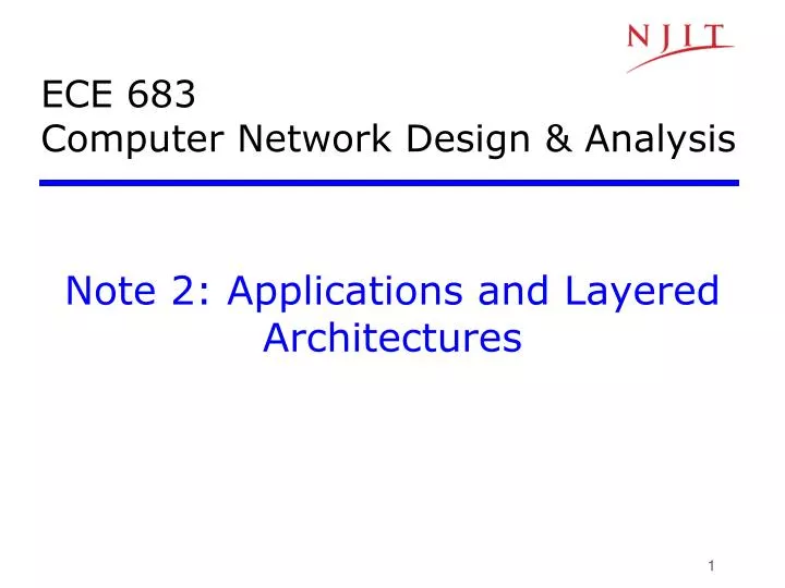 ece 683 computer network design analysis