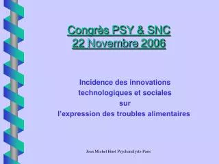 congr s psy snc 22 novembre 2006