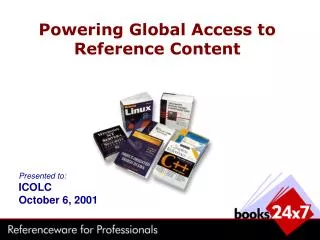Powering Global Access to Reference Content