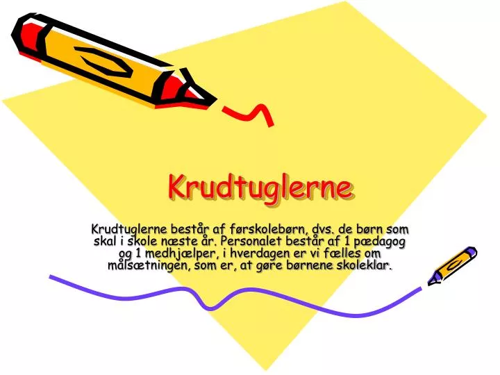 krudtuglerne