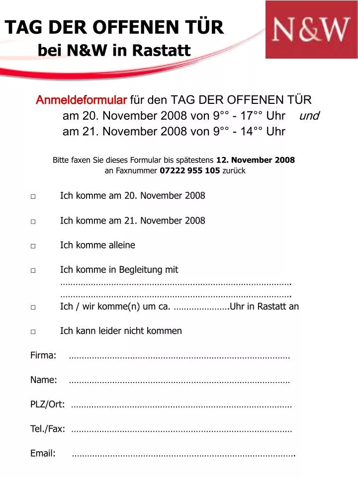 tag der offenen t r bei n w in rastatt