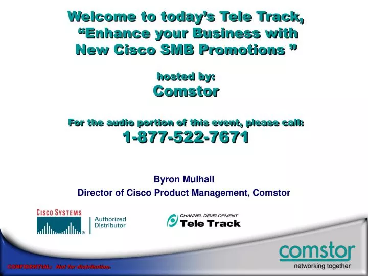 byron mulhall director of cisco product management comstor
