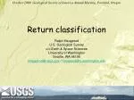 Return classification - slide 1