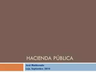 hacienda p blica