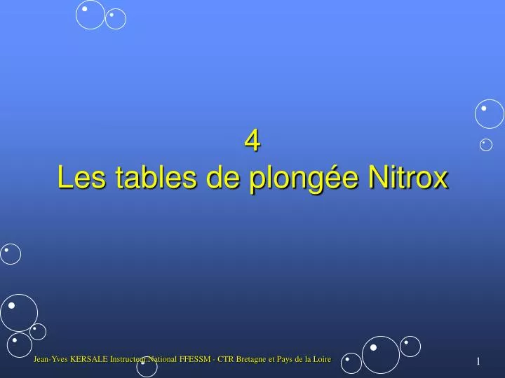 4 les tables de plong e nitrox