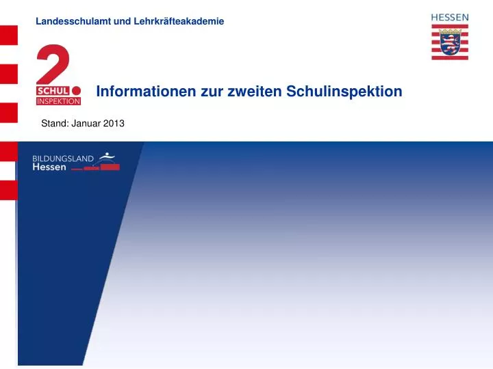 PPT - Informationen Zur Zweiten Schulinspektion PowerPoint Presentation ...