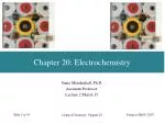 Chapter 20: Electrochemistry - slide 1