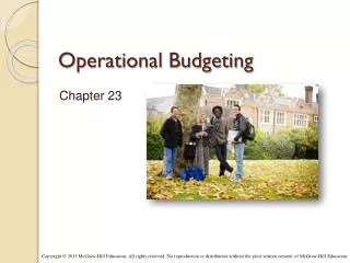 Operational Budgeting