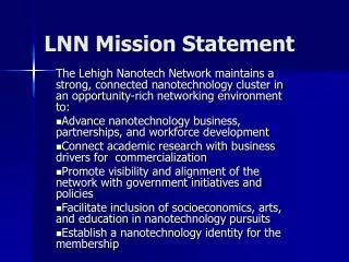 LNN Mission Statement