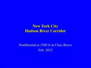 New York City Hudson River Corridor
