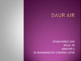 daur air