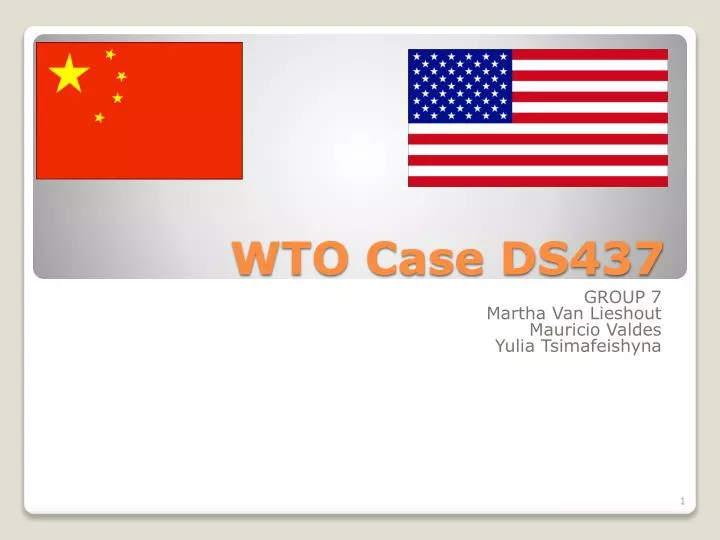 wto case ds437