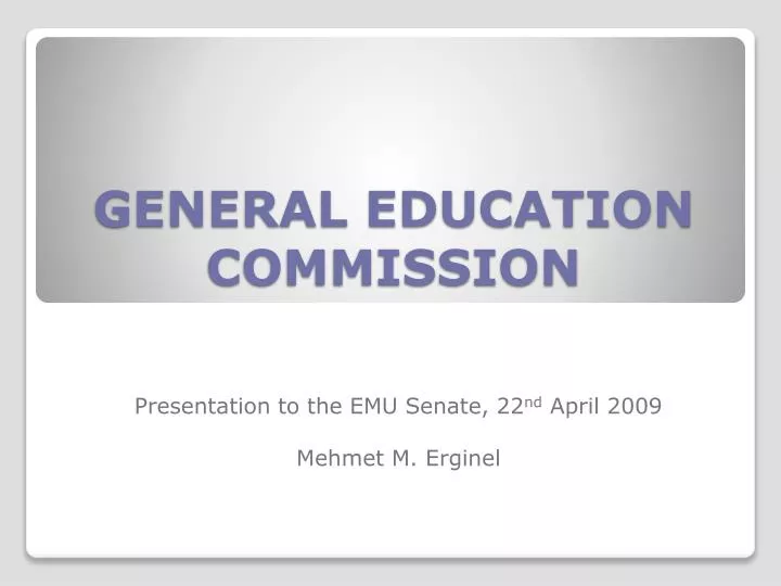 general education commission