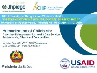 Humanization of Childbirth: A Worthwhile Investment for Health Care Services,