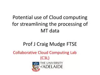 Collaborative Cloud Computing Lab (C3L)