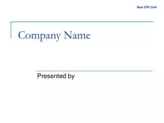 Company Name