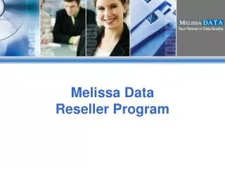 Melissa Data Reseller Program