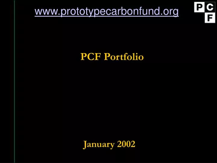 www prototypecarbonfund org
