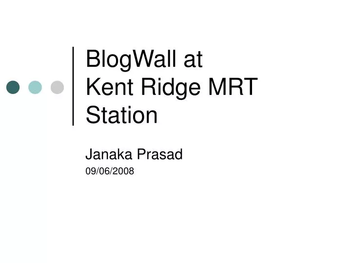 blogwall at kent ridge mrt station