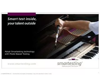 Adopt Smartesting technology with Model Based Testing