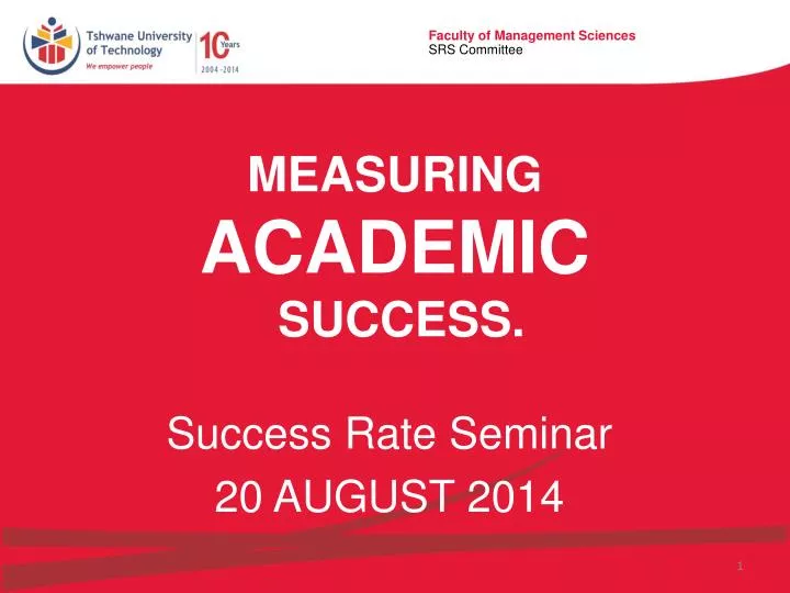 measuring academic success