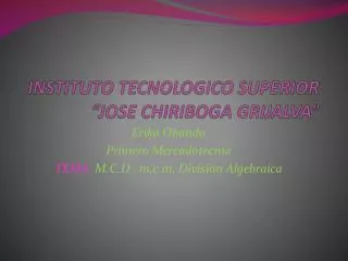 instituto tecnologico superior jose chiriboga grijalva
