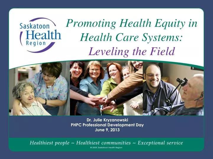 promoting health equity in health care systems leveling the field