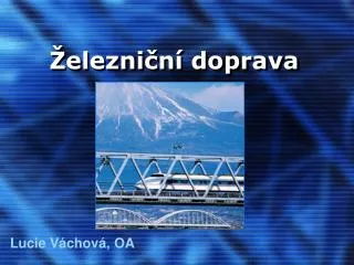 elezni n doprava