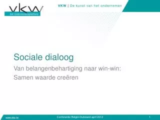 sociale dialoog