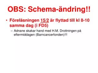obs schema ndring