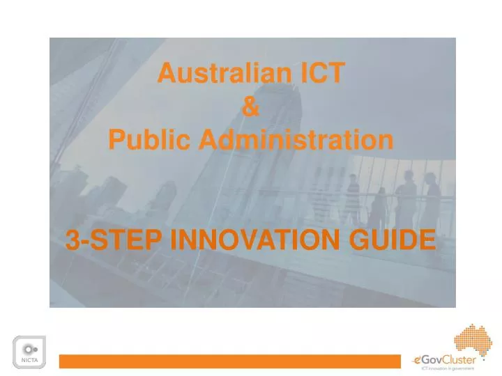 australian ict public administration 3 step innovation guide